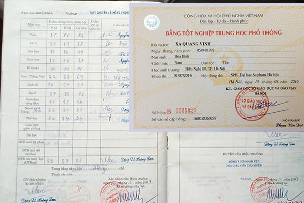 Làm bằng cấp 3