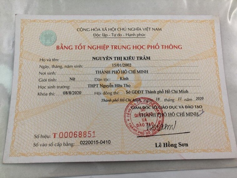 Làm bằng cấp 3